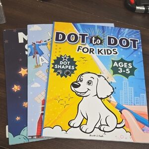 Bundle of Toddler Coloring and Activity Books